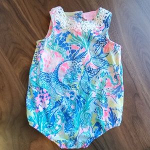 Lilly Pulitzer bubble onsie